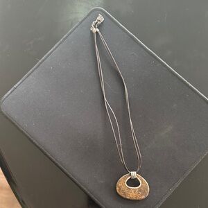 Silpada Rustic Bronze Pendant Necklace